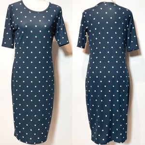 LuLaRoe Polka Dot Julia Dress Size Small